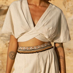 Reversible Open Back Linen