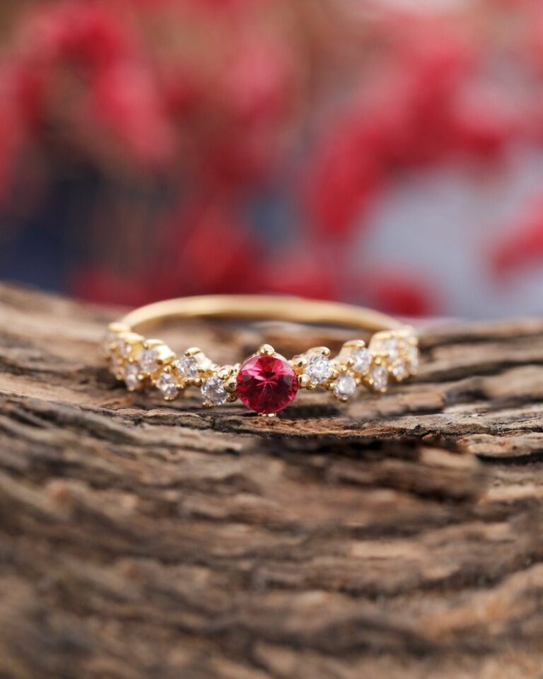 Vintage Ruby Engagement Ring