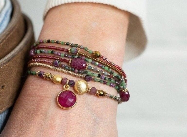 Ruby Wrap Bracelet