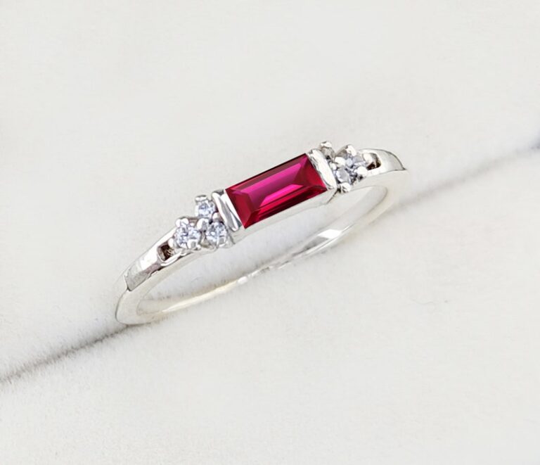 Ruby Bezel Ring
